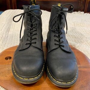 SOLD Dr Martens 1460 Pascal Soft Black Leather Boots Mens Size 11 Women 12.5-13